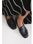 Loafer 2510 - Büzgülü Detaylı Siyah Kadın Loafer 1