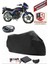 Kanuni Windys 150 Lx Branda Siyah Arka Çanta Uyumlu(Topcase) Motosiket Brandası Motor Örtüsü Çadır Su Geçirmez Motosiklet Kılıfı Motor Brandası,lastikli,taşıma Torbalı 1