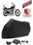 Regal Raptor Dd 150E-2F Branda Siyah Motosiket Brandası Motor Örtüsü Çadır Su Geçirmez Motosiklet Kılıfı Motor Brandası,lastikli,taşıma Torbalı 1