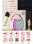 Çift Karaoke 2 Mikrofon Kablosuz Bluetooth Hoparlör 5 Ses Efektli Rgb Hd Stereo Ses Usb/sd/fm 3