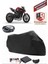 Mv Agusta Dragster 800 Rc Scs Branda Siyah Arka Çanta Uyumlu(Topcase) Motosiket Brandası Motor Örtüsü Çadır Su Geçirmez Motosiklet Kılıfı Motor Brandası,lastikli,taşıma Torbalı 1