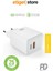 25W Hızlı Şarj Adaptörü – 2'si 1 Arada Başlık | USB & Pd 3.0 Type-C Destekli 1