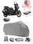 Yamaha X-Max 400 Tech Max Branda Gri Arka Çanta Uyumlu(Topcase) Motosiket Brandası Motor Örtüsü Çadır Su Geçirmez Motosiklet Kılıfı Motor Brandası,lastikli,taşıma Torbalı 1