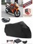 Kad?rga KDR-250 Branda Siyah Arka Çanta Uyumlu(Topcase) Motosiket Brandası Motor Örtüsü Çadır Su Geçirmez Motosiklet Kılıfı Motor Brandası,lastikli,taşıma Torbalı 1