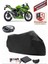 Kawasaki Ninja 250R Branda Siyah Arka Çanta Uyumlu(Topcase) Motosiket Brandası Motor Örtüsü Çadır Su Geçirmez Motosiklet Kılıfı Motor Brandası,lastikli,taşıma Torbalı 1
