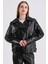 Billie Kadın Deri Biker Ceket 4