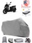 Sym Jet 14 200I Branda Gri Motosiket Brandası Motor Örtüsü Çadır Su Geçirmez Motosiklet Kılıfı Motor Brandası,lastikli,taşıma Torbalı 1