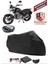 Mondial Vulture I-E Branda Siyah Arka Çanta Uyumlu(Topcase) Motosiket Brandası Motor Örtüsü Çadır Su Geçirmez Motosiklet Kılıfı Motor Brandası,lastikli,taşıma Torbalı 1