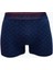 Erkek Lacivert Desenli 3 Lü Premium Collection Modal Boxer 3M252 2