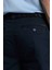 Saf Pamuk Lacivert Regular Fit Chino Pantolon 5