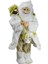 Pullu Ceketli Noel Baba Altın Beyaz 45 cm 1
