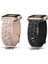 Apple Watch 11-10 42MM 7 8 9 41MM Se 6 5 4 40MM 3 2 38MM Uyumlu Leopar Desenli 2’li Kordon Seti 1