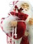 Kazaklı Noel Baba Kırmızı Beyaz 30 cm 3