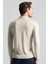 Merino Yün Ipek Karışım Polo Yaka Yarım Fermuarlı Açık Bej Triko 3