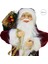Fenerli Kadife Noel Baba Kırmızı 30 cm 2