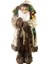 Kürklü Noel Baba Kahverengi 45 cm 1