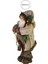 Kürklü Noel Baba Kahverengi 45 cm 4