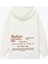 Üç Iplik Şardonlu Arkası Baskılı Kapüşonlu Oversize Sweatshirt 2
