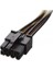 2x Ide Molex To 8 Pin Pcıe Ekran Kartı Power Güç Kablosu 17CM 2