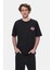 Char Siyah Bisiklet Yaka Baskılı Oversize Erkek Tshirt 2