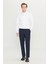 Erkek Lacivert Slim Fit Dar Kesim Esnek Klasik Pantolon 2