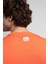 Marc Turuncu Bisiklet Yaka Baskılı Standard Fit Erkek Tshirt 5
