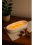 Oval Beton Mum – %100 Doğal Soya Wax, Ahşap Fitilli, El Yapımı Dekoratif Mum (21.9X10.8 Cm) 3