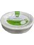 Nature Ekolojik Karton Kağıt Tek Kullanımlık Oval Tabak - 20X26 Cm. - 25 Adetlik 1 Paket 1