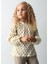 Bej Hardal Kız Çocuk Şifon Örgü Bluz 4003 1