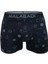 Erkek Siyah Desenli 6 Lı Premium Collection Modal Boxer 6M252 4