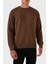 Logolu % 100 Pamuk Regular Fit Bisiklet Yaka Kazak Erkek Kazak 50543136 217 1
