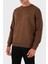 Logolu % 100 Pamuk Regular Fit Bisiklet Yaka Kazak Erkek Kazak 50543136 217 4