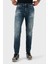 Streç Pamuklu Regular Fit Normal Bel Düz Paça Jeans Erkek Kot Pantolon 50544609 413 1