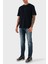 Streç Pamuklu Regular Fit Normal Bel Düz Paça Jeans Erkek Kot Pantolon 50544609 413 2
