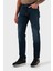 Streç Pamuklu Regular Fit Normal Bel Düz Paça Jeans Erkek Kot Pantolon EM001370 AF17749 MB001 3
