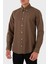 Logolu % 100 Pamuk Slim Fit Düğmeli Yaka Gömlek Erkek Gömlek 50544917 217 1
