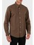 Logolu % 100 Pamuk Slim Fit Düğmeli Yaka Gömlek Erkek Gömlek 50544917 217 4