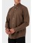 Logolu % 100 Pamuk Slim Fit Düğmeli Yaka Gömlek Erkek Gömlek 50544917 217 5