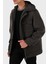 Yün ve Kaşmir Karışımlı Regular Fit Kapüşonlu Mont Erkek Mont EM003183 AF18229 U8112 5