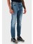 Streç Pamuklu Slim Fit Normal Bel Daralan Paça Jeans Erkek Kot Pantolon 50544640 437 4