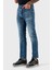 Streç Pamuklu Slim Fit Normal Bel Daralan Paça Jeans Erkek Kot Pantolon 50544640 437 6