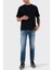 Streç Pamuklu Slim Fit Normal Bel Daralan Paça Jeans Erkek Kot Pantolon 50544640 437 2