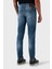Streç Pamuklu Slim Fit Normal Bel Daralan Paça Jeans Erkek Kot Pantolon 50544640 437 3