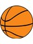 Dijital Baskılı Kaymaz Basketbol Topu Desenli Çocuk Oyun Halısı 2