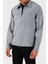 Regular Fit Ceket Yaka Fermuarlı Logolu Gömlek Ceket Erkek Gömlek Ceket XM000956 AF10256 FB078 6