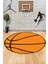 Dijital Baskılı Kaymaz Basketbol Topu Desenli Çocuk Oyun Halısı 1