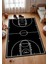 Dijital Baskılı Kaymaz Basketbol Sahası Desenli Çocuk Oyun Halısı 1