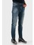 Streç Pamuklu Regular Fit Normal Bel Düz Paça Jeans Erkek Kot Pantolon 50544609 413 5