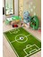 Dijital Baskılı Kaymaz Futbol Sahası Desenli Çocuk Oyun Halısı 1
