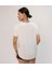 Kadın Yuvarlak Yaka Kol Etek Lazer Kesim Modal T-Shirt 5